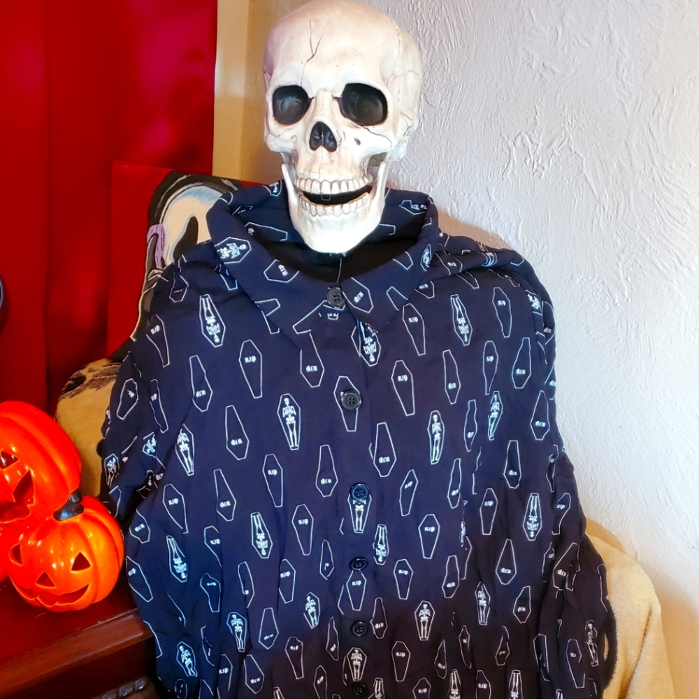 Coffin button down tshirt dress